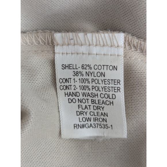 MONTEAU, LOS ANGELES! BLACK OVER CREAM STRETCH LACE POCKET DRESS! SZ M - Picture 7 of 8